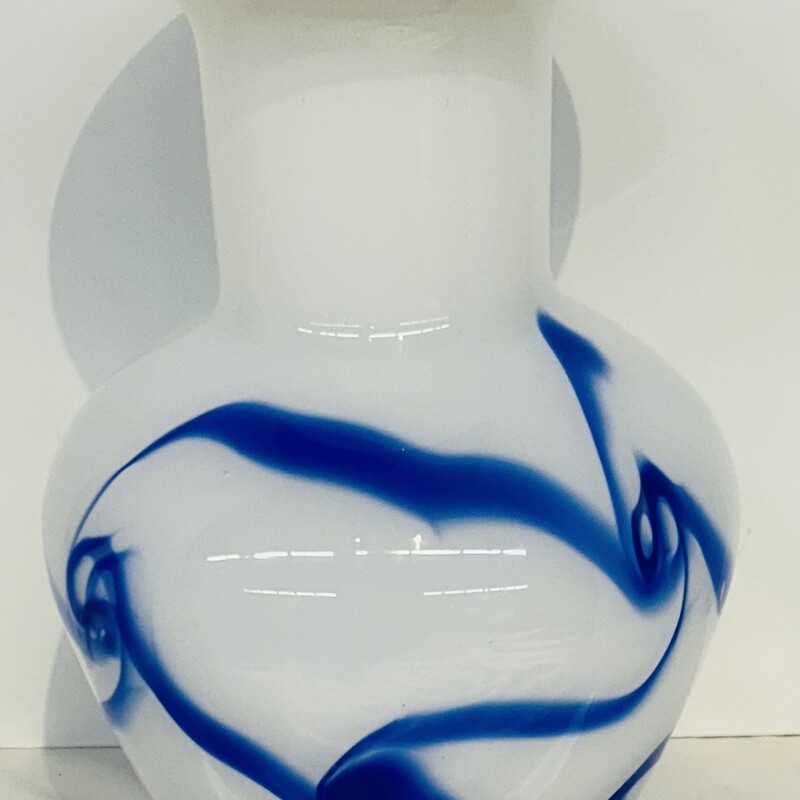Swirl Marble Look Vase