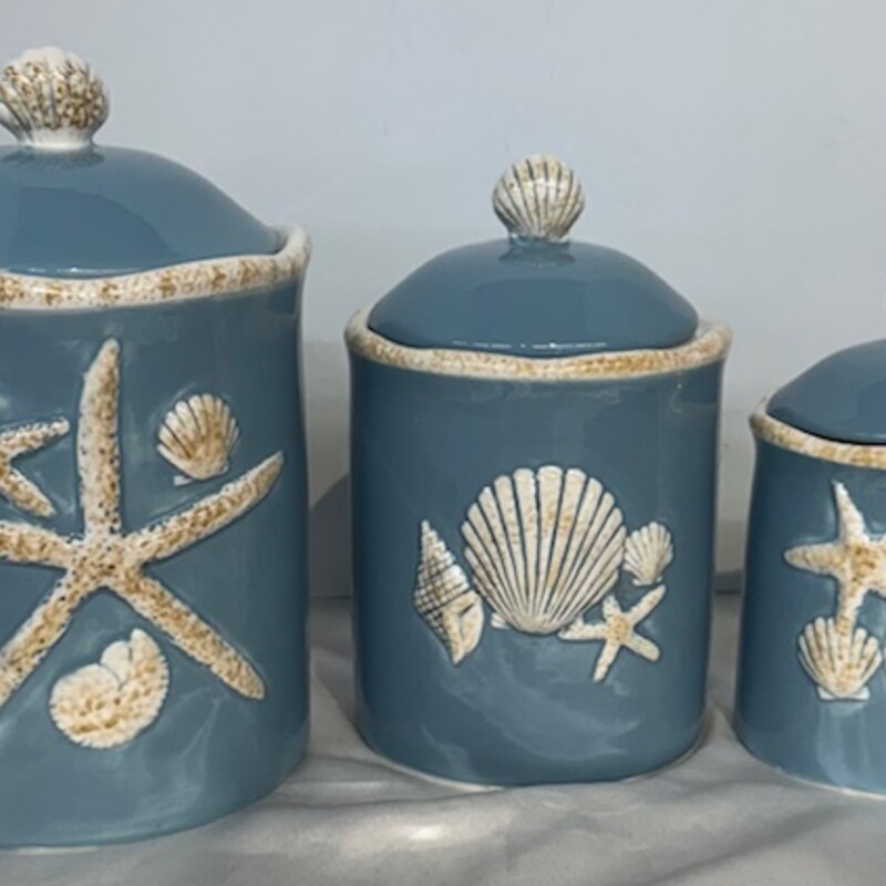 S3 Seashell Canister Set