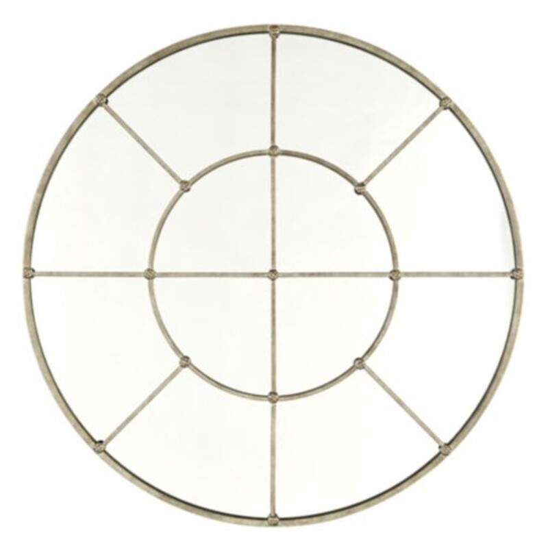 Ballard Designs Grand Palais Round Mirror
Gold Silver Size: 36diameter
Retails: $250+