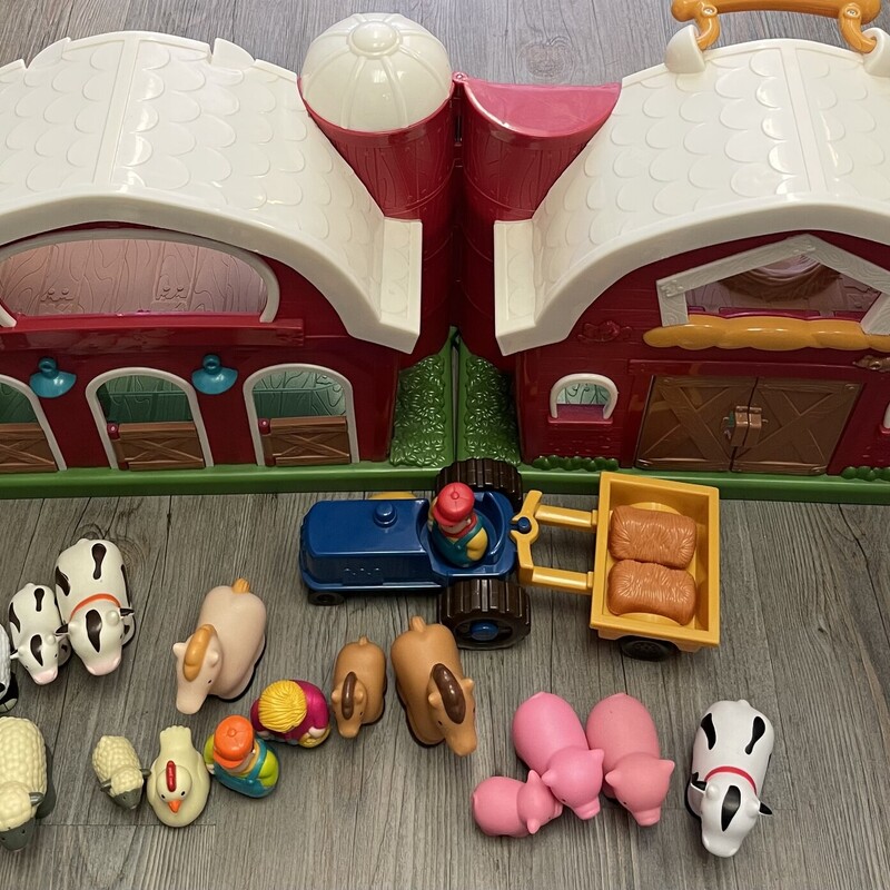 Battat Big Red Farm House