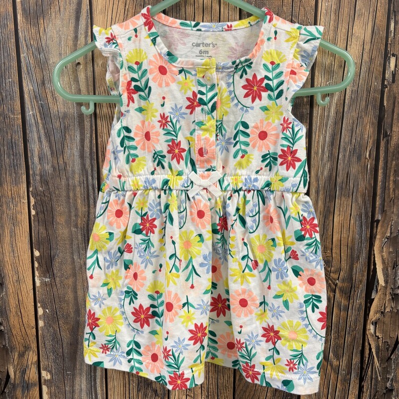 Neon Flower Dress, Size: 6M