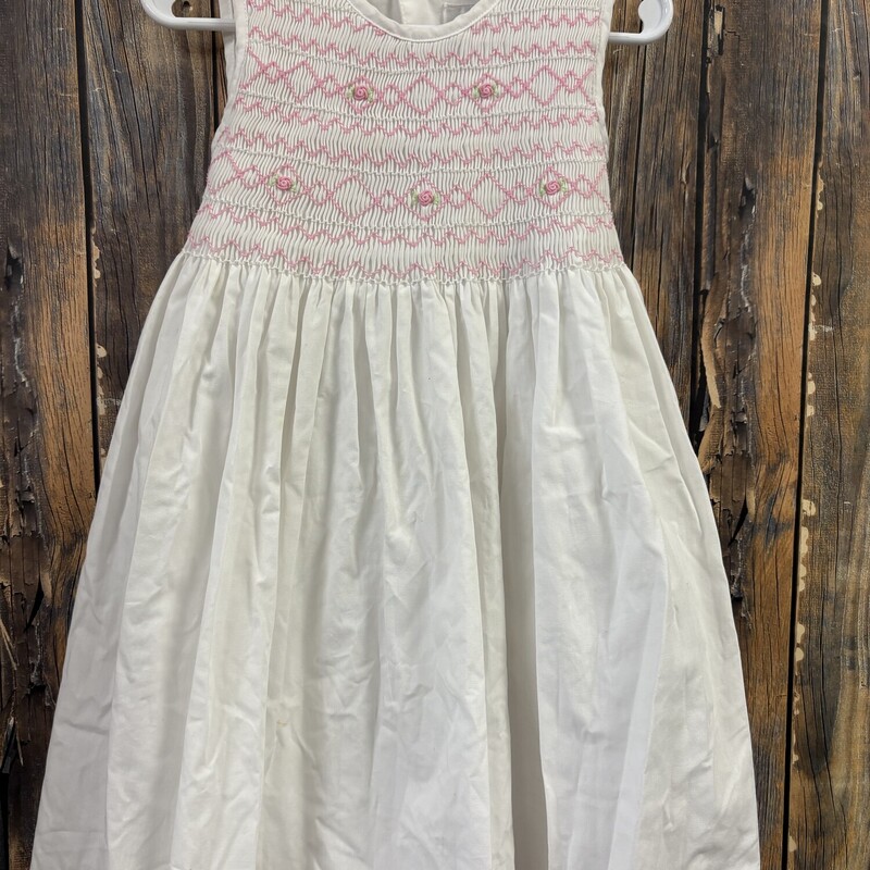 White/pink Dress, Size: 3