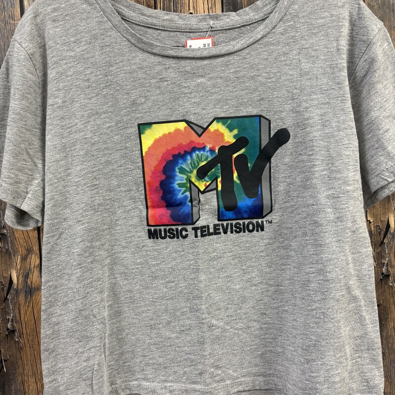 Gray Mtv Tee, Size: Large