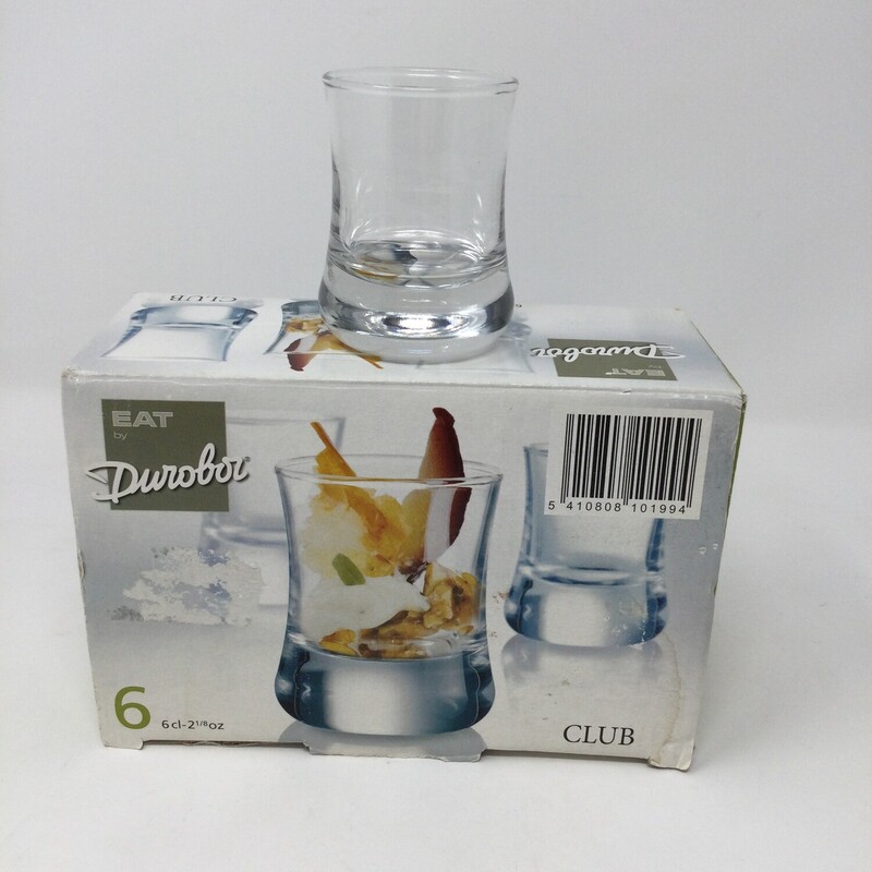 Heavy Based Shot Glasses,
Clear,
Size: Set Of 6
