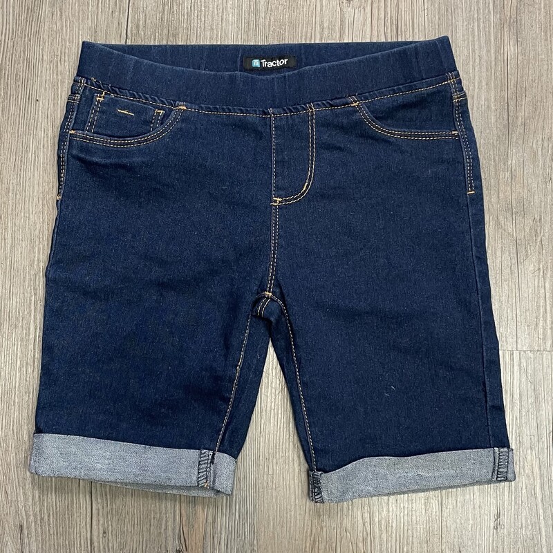 Tractr Denim Shorts, Blue, Size: 12Y