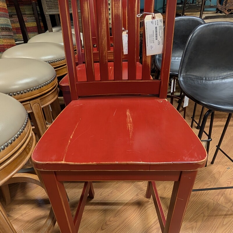 Slat Back Barstool