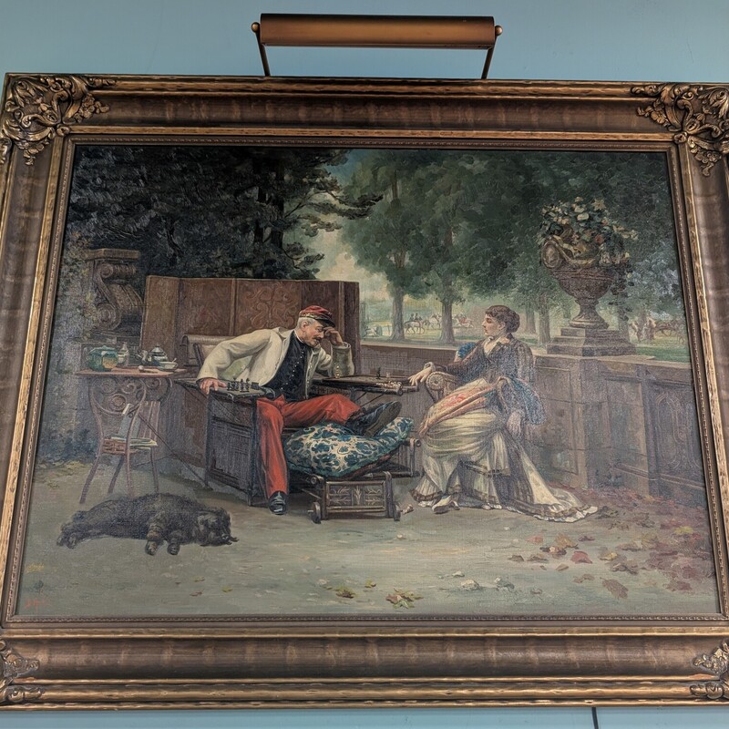 Daniel Hensel 1830-1919, Couple, Original
49w x 39h