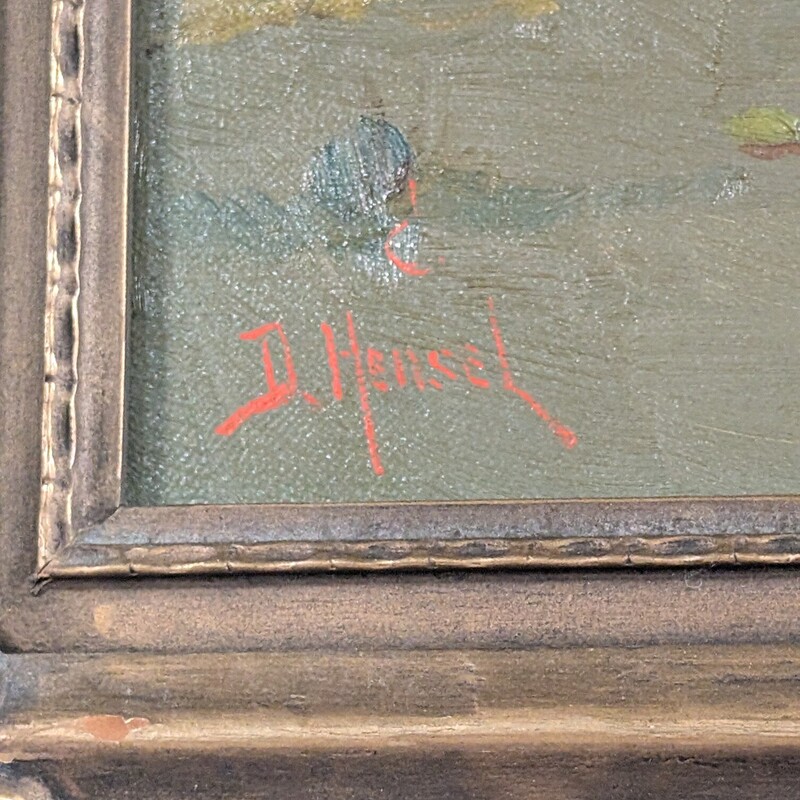 Daniel Hensel 1830-1919, Couple, Original<br />
49w x 39h