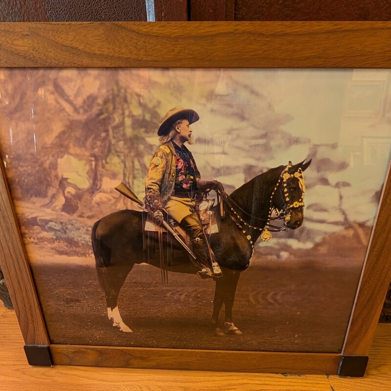 Buffalo Bill LA Huffman, Photo, Handpainted
27 x 24h