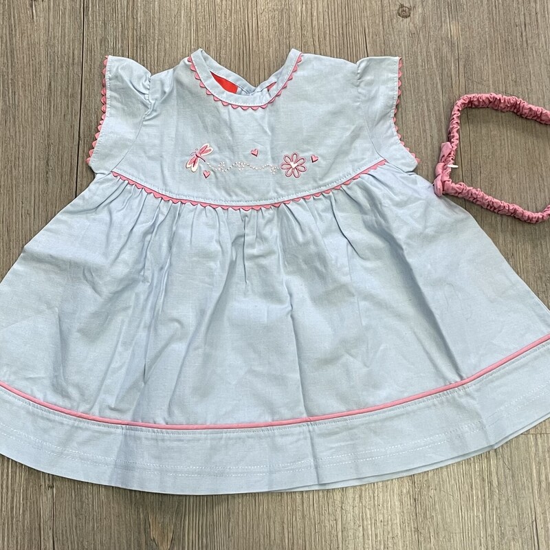 Ragscal Dress Set, Blue, Size: 3M