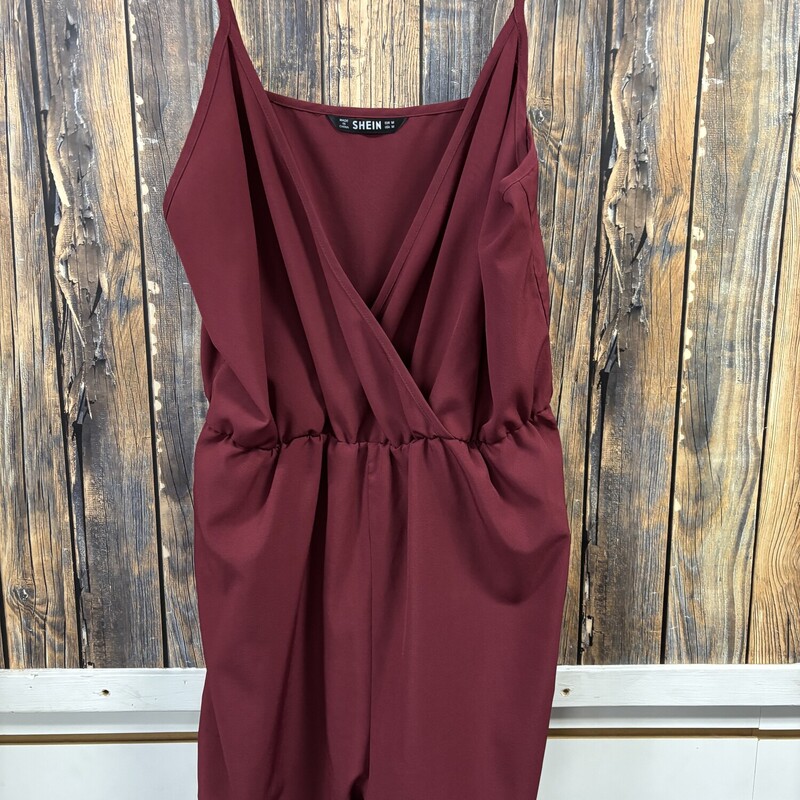 Merlot Crochet Romper, Size: M