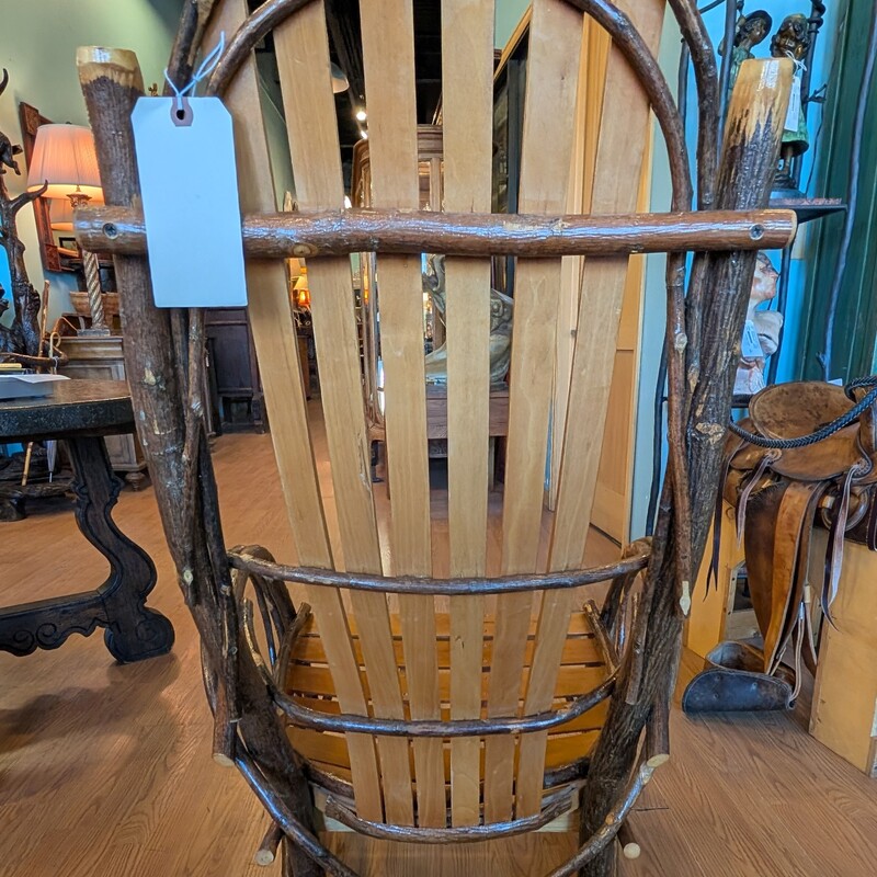 Rocking Chair Amish, Hickory, Bentwood<br />
24w x 32d x 44h