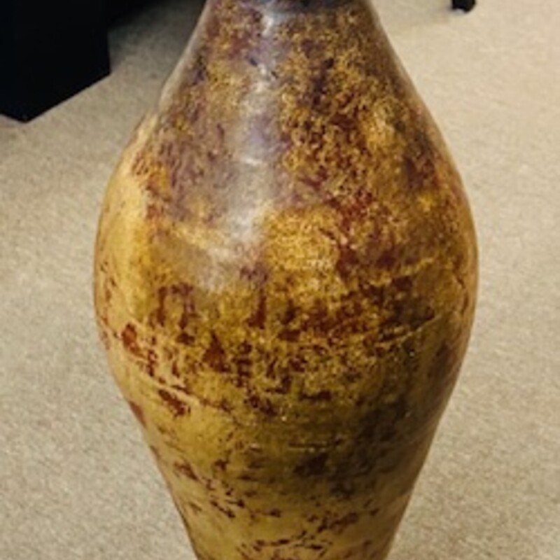 Ceramic Rustic Floor Taller Vase
Red Brown Tan Size: 9 x 38H
Shorter vase sold separately