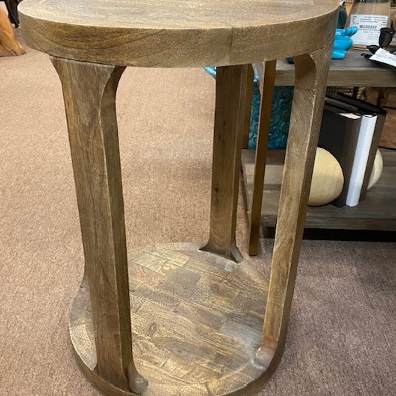 Distressed Round Table
