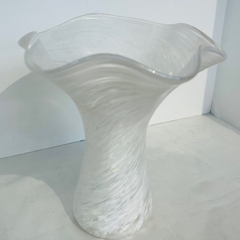 Iridescent Glass Fluted