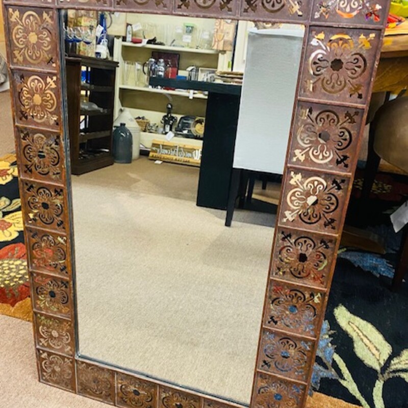 Moroccan Metal Mirror