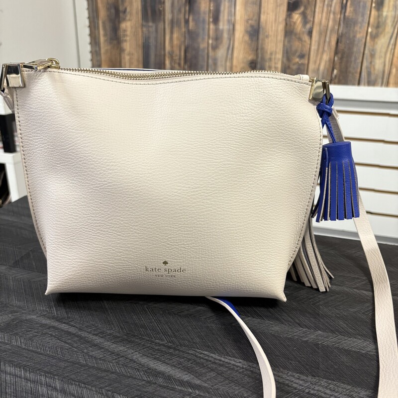 Cream/blue Kate Spade