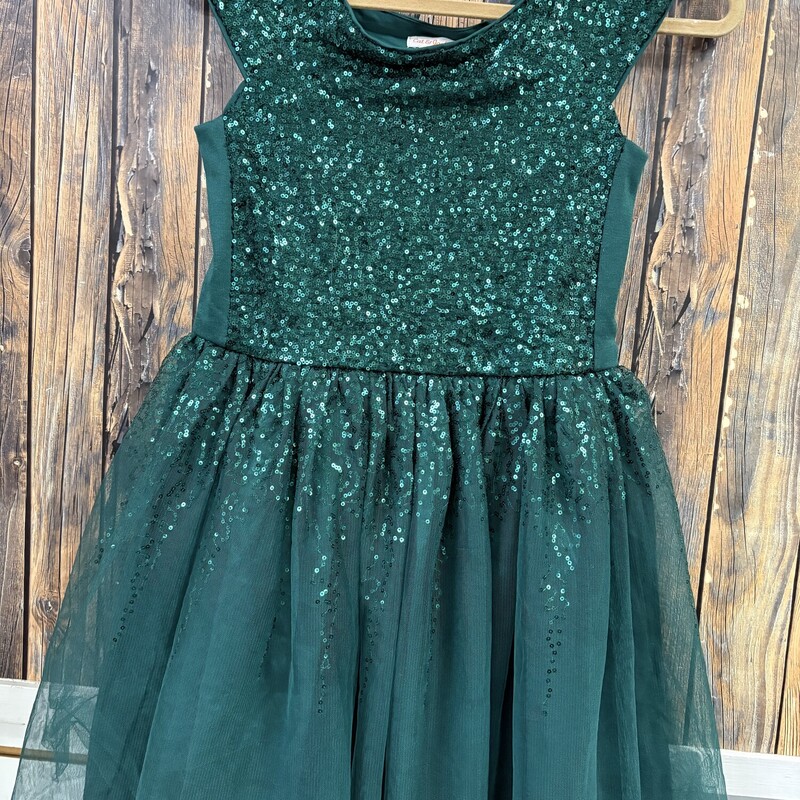 Green Sequin Dress, Size: 14