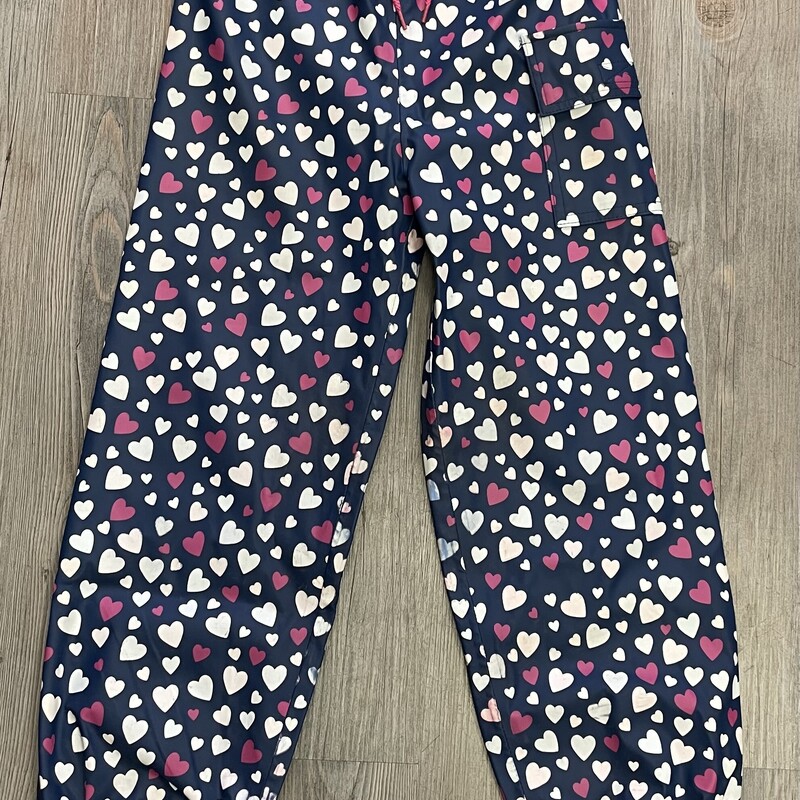 Hatley Rain Pants, Hearts, Size: 6Y