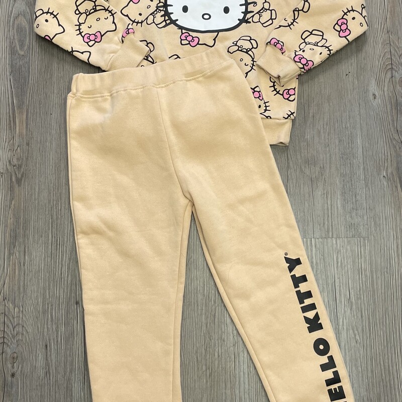 Hello Kitty Sweat Set, Brown, Size: 5-6Y
