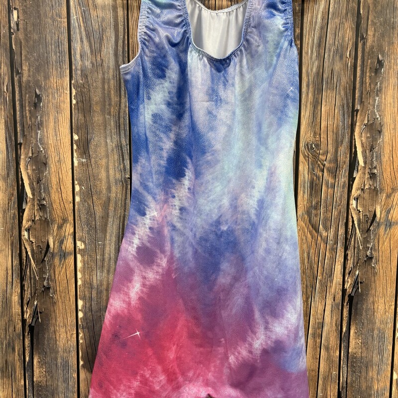 Pink/blue Gym Romper, Size: 8