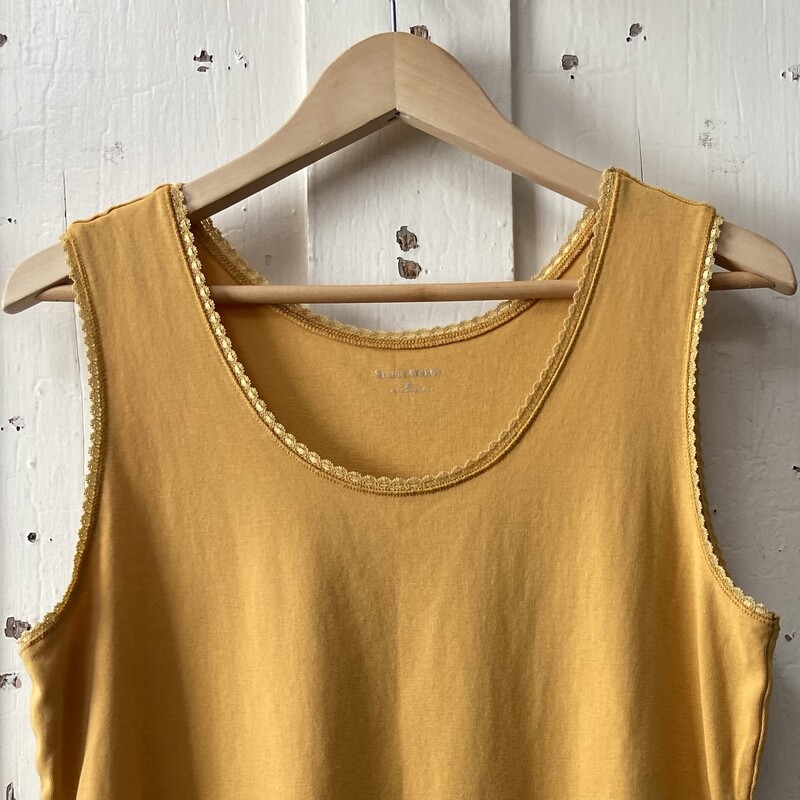 Yllw Lace Trim Tank