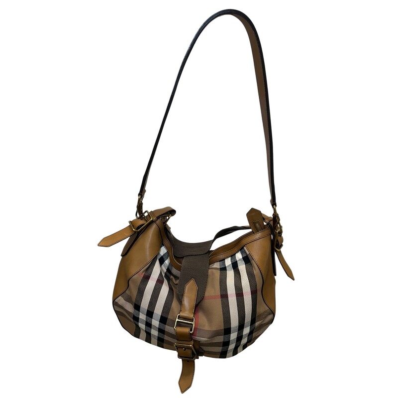 Burberry Hobo House Check Bag<br />
<br />
 Size: OS<br />
<br />
ITEFFEPll4SCA<br />
<br />
In very good condition.<br />
<br />
Does not come with the original dust bag or box.