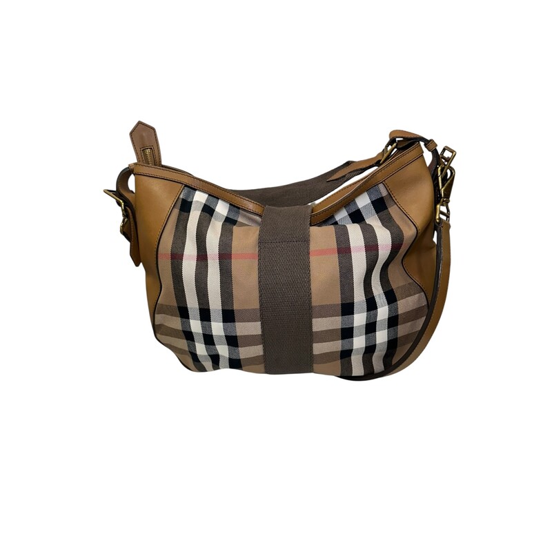 Burberry Hobo House Check Bag<br />
<br />
 Size: OS<br />
<br />
ITEFFEPll4SCA<br />
<br />
In very good condition.<br />
<br />
Does not come with the original dust bag or box.