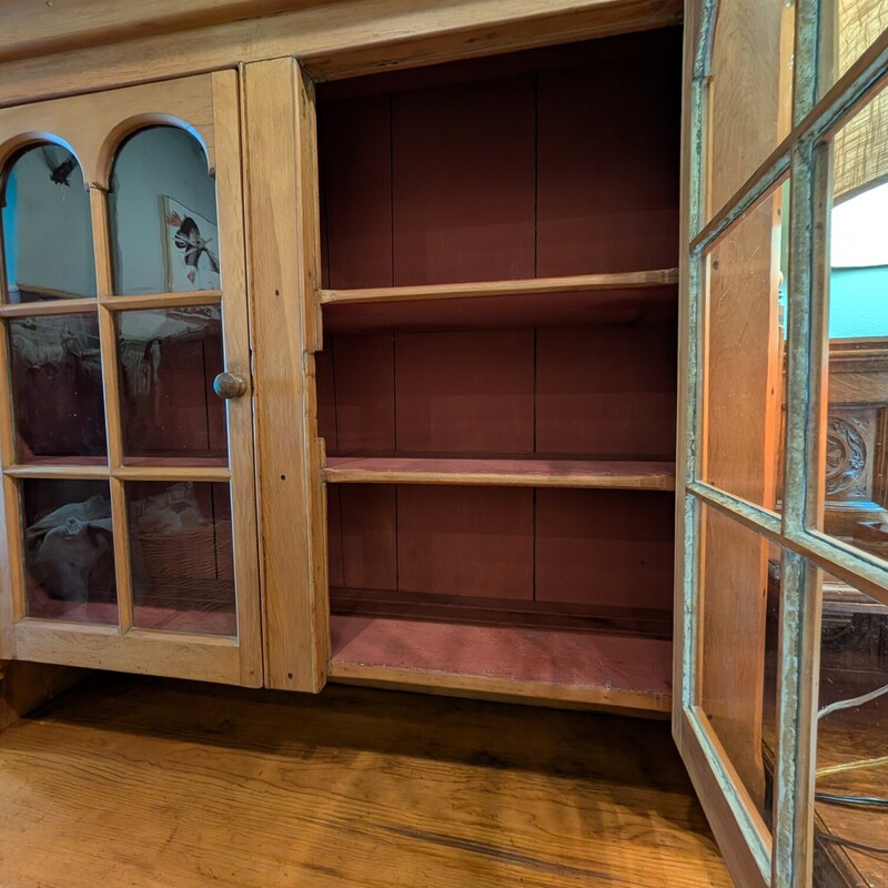 Stepback Cupboard 2pc, Pine, Antique
54w x 20d x 86h