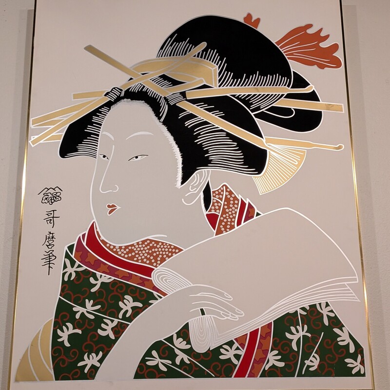 Geisha Japanes, Print On Paper
37 x 48h