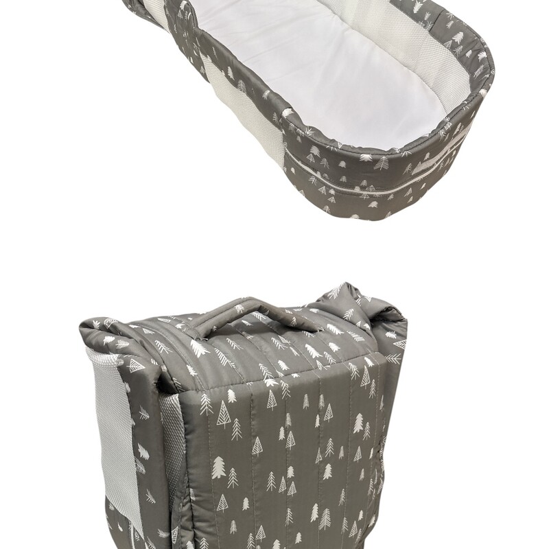 Co-sleeper/Grey/Trees