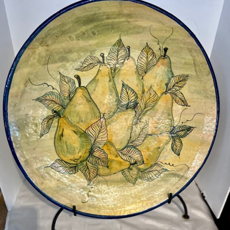 Mex Pear Platter On Stand