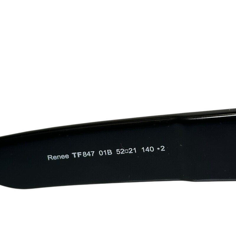 Tom Ford Renee Black Sunnies<br />
<br />
In very good condition. Light scratching to the lens and frames.<br />
<br />
Comes with the original case and box.