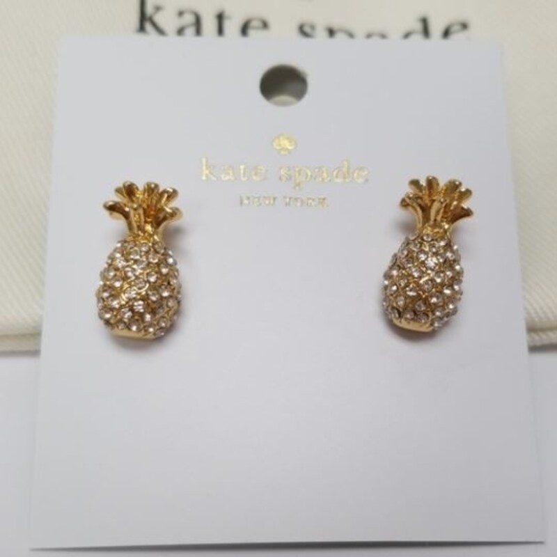 KateSpade Pineapple Studs