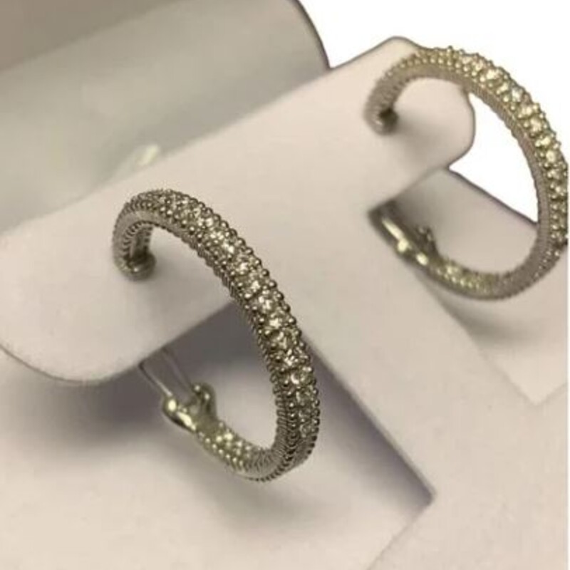 925 JudithRipka Clip Hoop