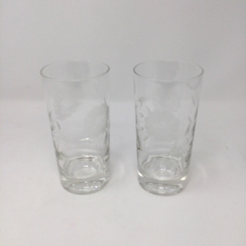 Set 2 Cornflower Glass Tu