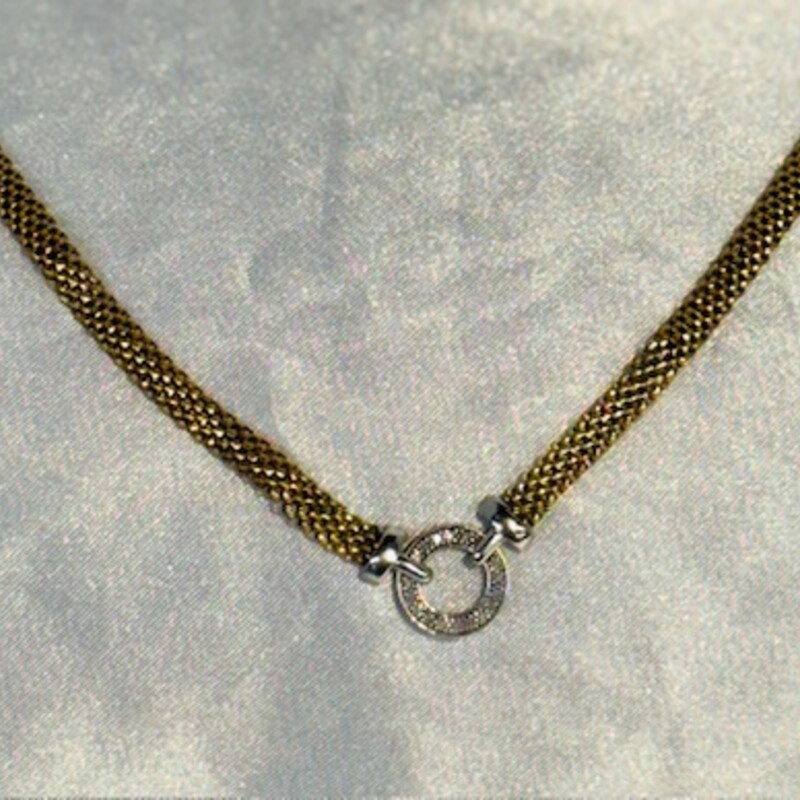 925 Diamond Mesh Circle