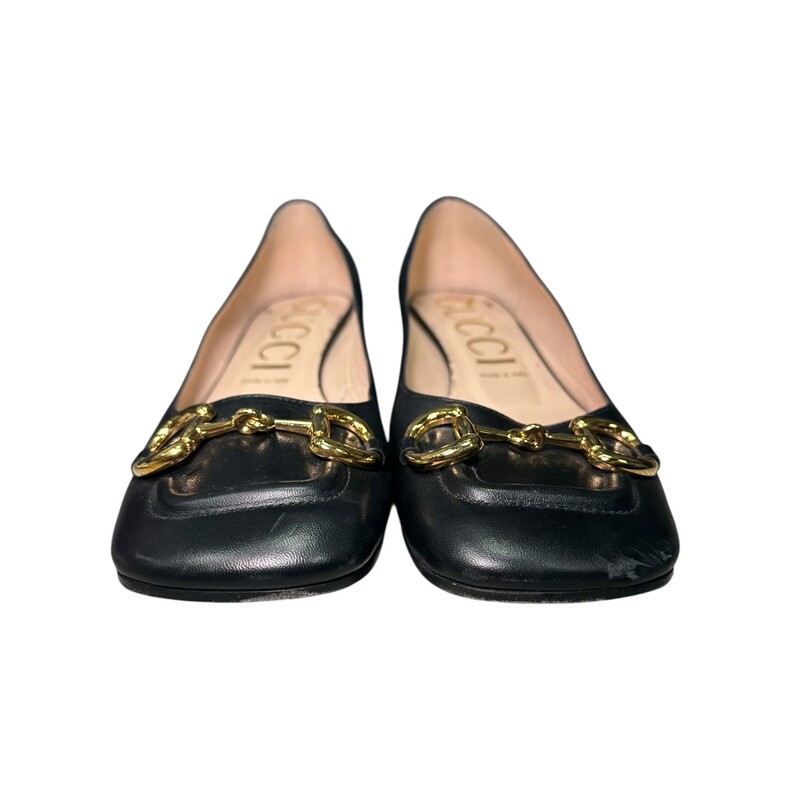 Gucci Horsebit Ballet Pumps<br />
<br />
Size 42<br />
<br />
Code: 645600<br />
<br />
In fair condition. Tears to the front of the leather.<br />
<br />
Does not come with the original dust bag or box.
