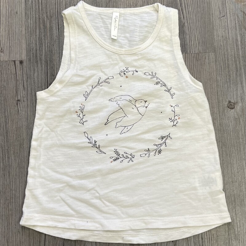 Rylee + Cru Tank Top, Ivory, Size: 18-24M