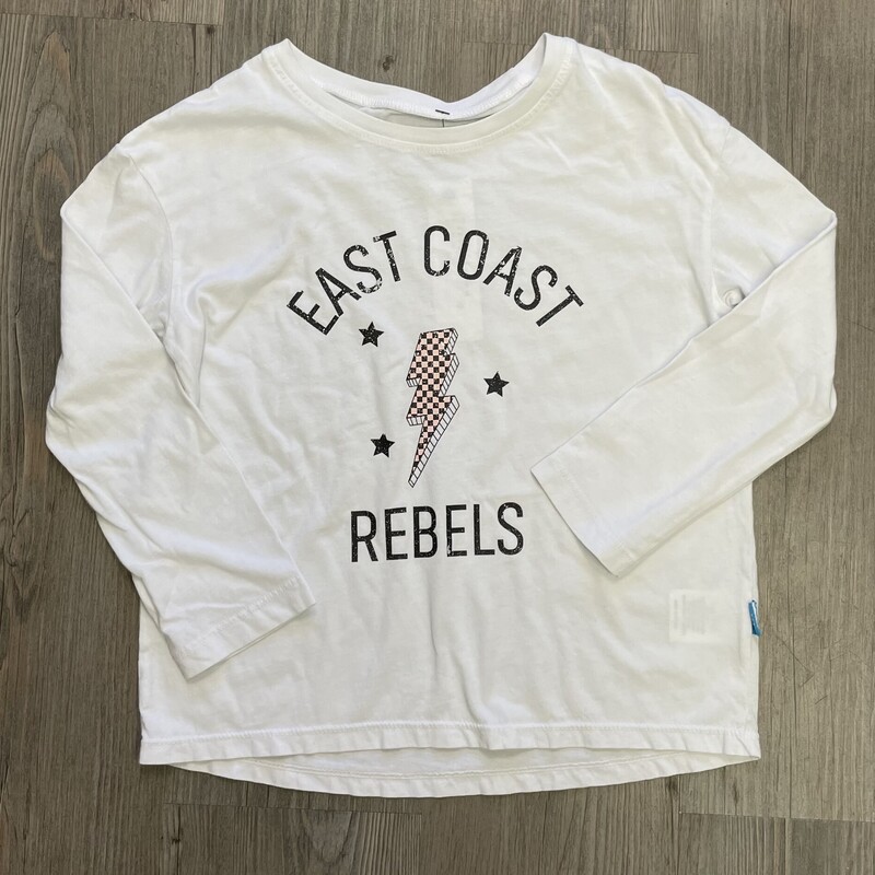 F4A  LS Tee, White, Size: 6Y
NEW