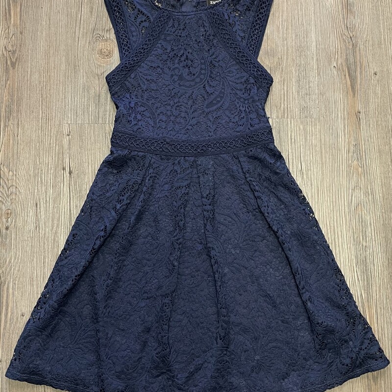 Zunie Dress, Navy, Size: 10Y