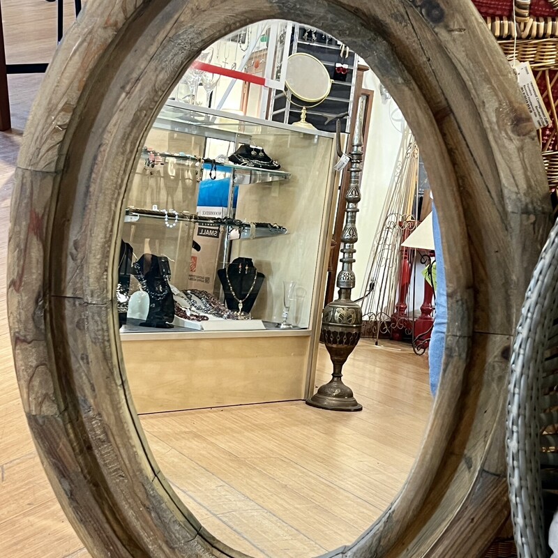 Mirror Reclaimed Wood, Wood, Size: 28x41