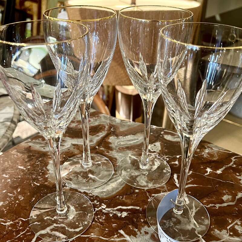 Stemware Lenox 9-inch, GldRim, Size: Set Of 4