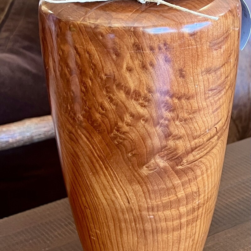 Vase Carved Wood,
Size: 11H