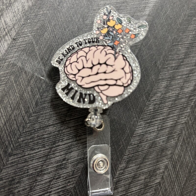 Kind To Mind Badge Clip