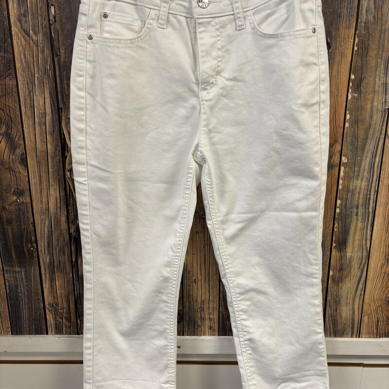 White Lee Capris, Size: 10