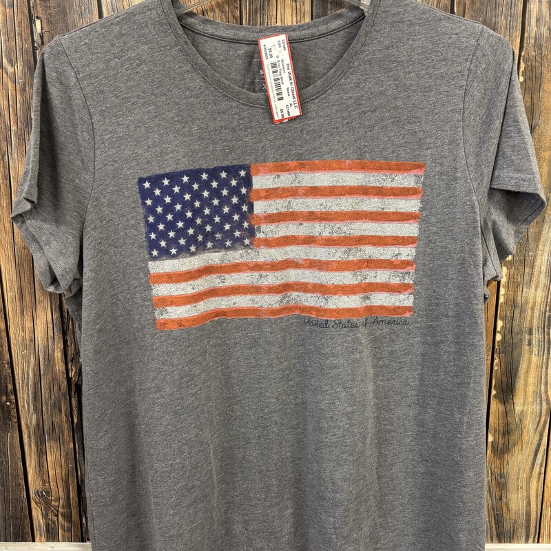 Gray Flag Shirt, Size: XL