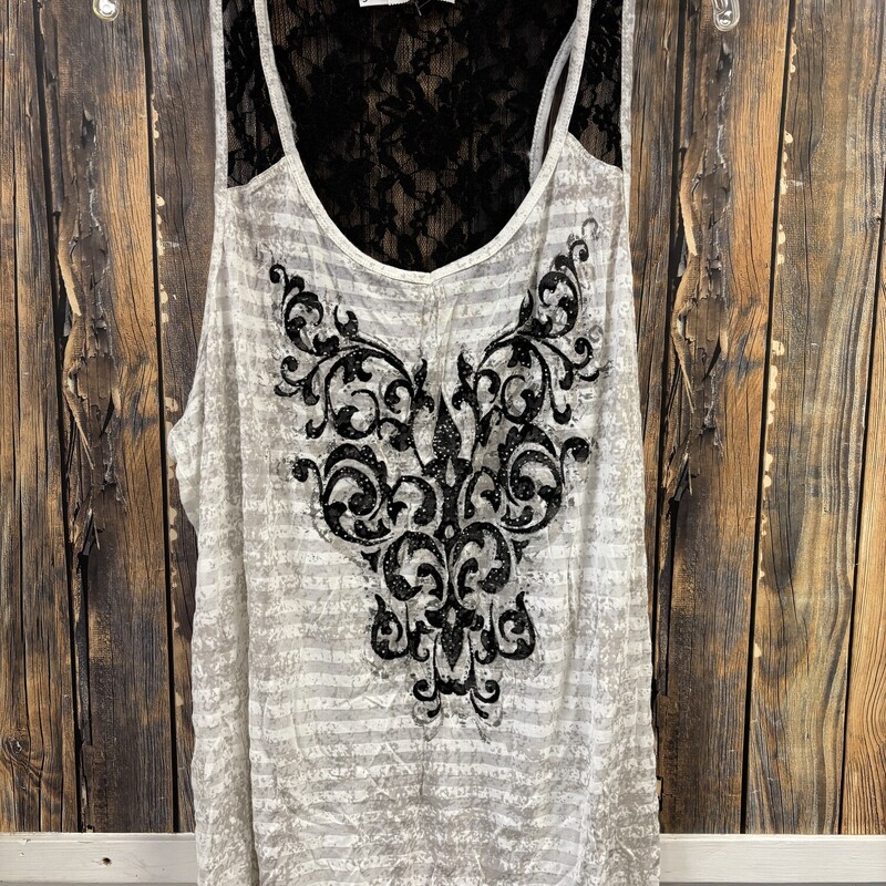 Maurices White Tank, Size: 3