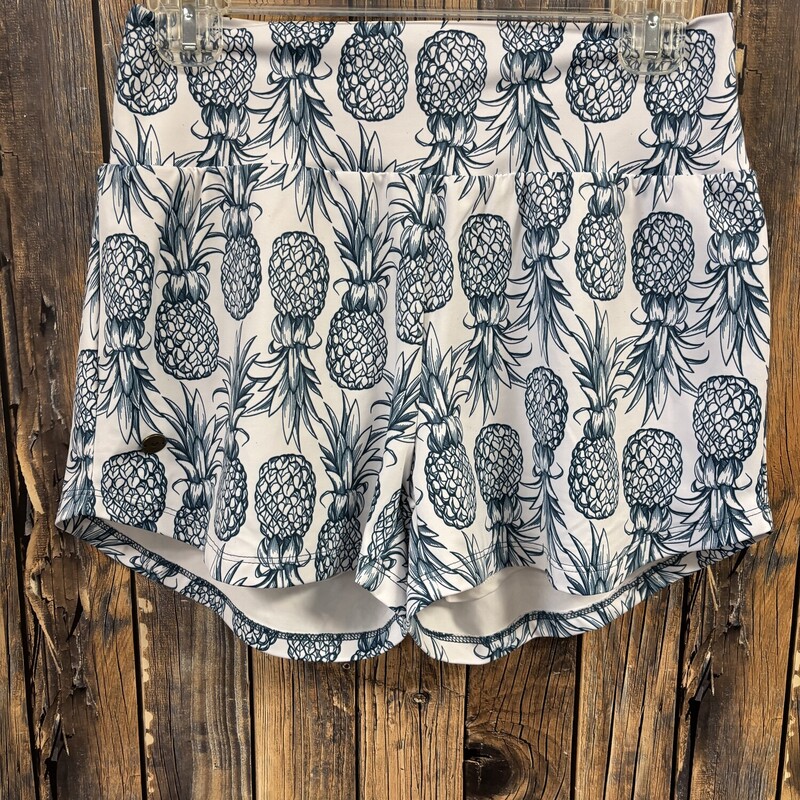 Blue Pineapple Shorts, Size: S