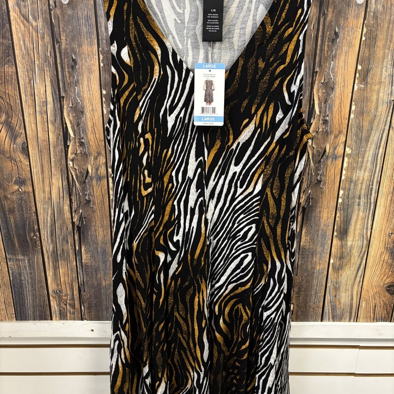 NWT Animal Print Dress, Size: L
